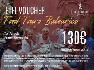 Vale de regalo de Food Tours Balearics - el mejor regalo en Mallorca e Ibiza