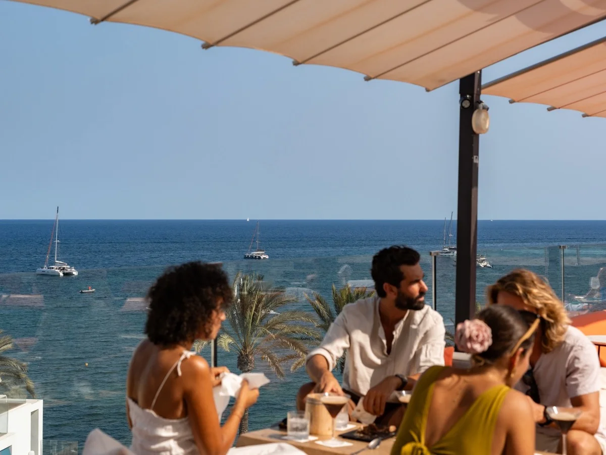 Best rooftop dining spots in Santa Eularia Ibiza