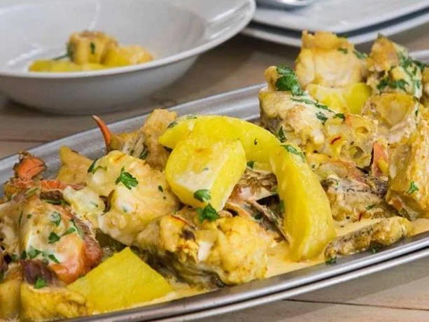 Traditional bullit de peix served in Ibiza restaurant