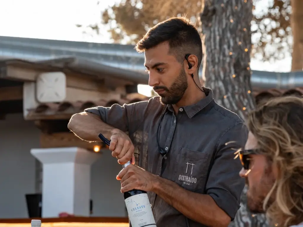 The best service staff at Distraido in Santa Eularia Ibiza