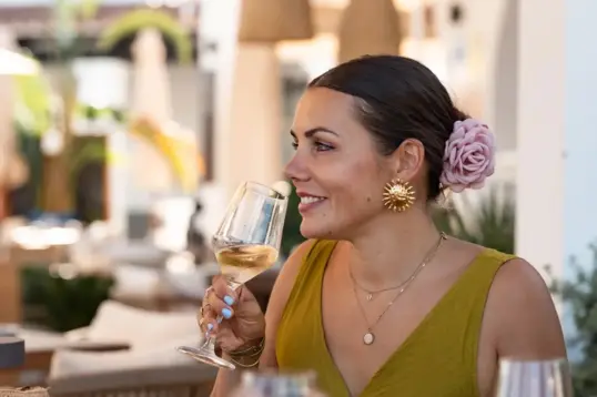 Ibiza wine tasting guide 2026 - enjoying a glass of wine