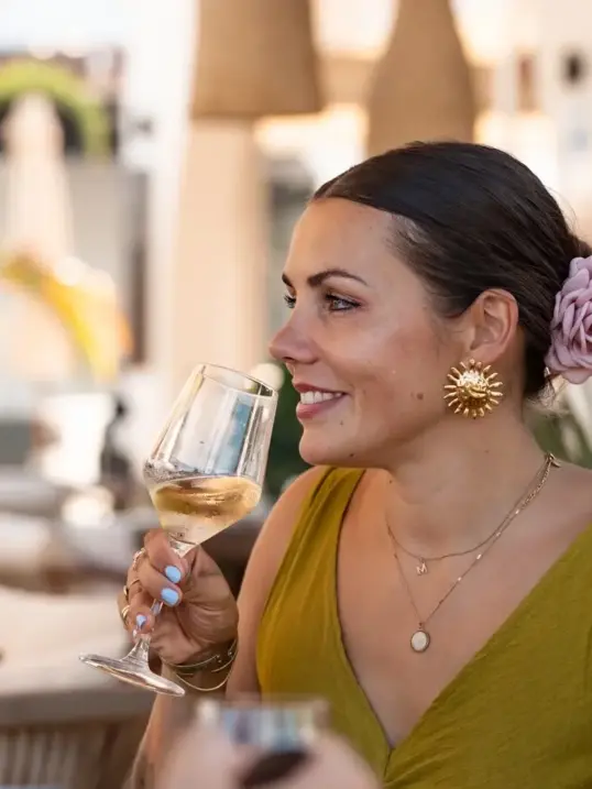 Ibiza wine tasting guide 2026 - enjoying a glass of wine