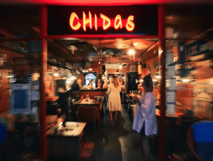 Chidas bar and cantina in Ibiza Town Mexican restaurant on Ibiza food tour