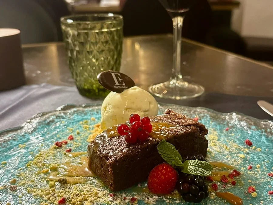 Brownie at Ebusus Restaurant from CBbc in Ibiza Town