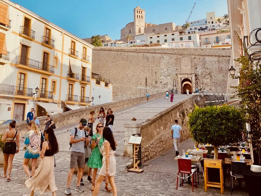 Wander the streets of Dalt Vila on the self-guided food tour in Ibiza Town