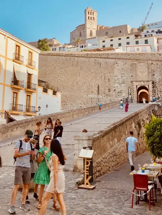 Daily life in Dalt Vila, Ibiza's walled old city
